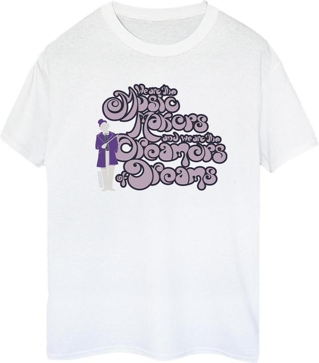 Immagine prodotto Willy Wonka & the Chocolate Factory Dreamers Text Maglietta Ampia Donna (3XL)