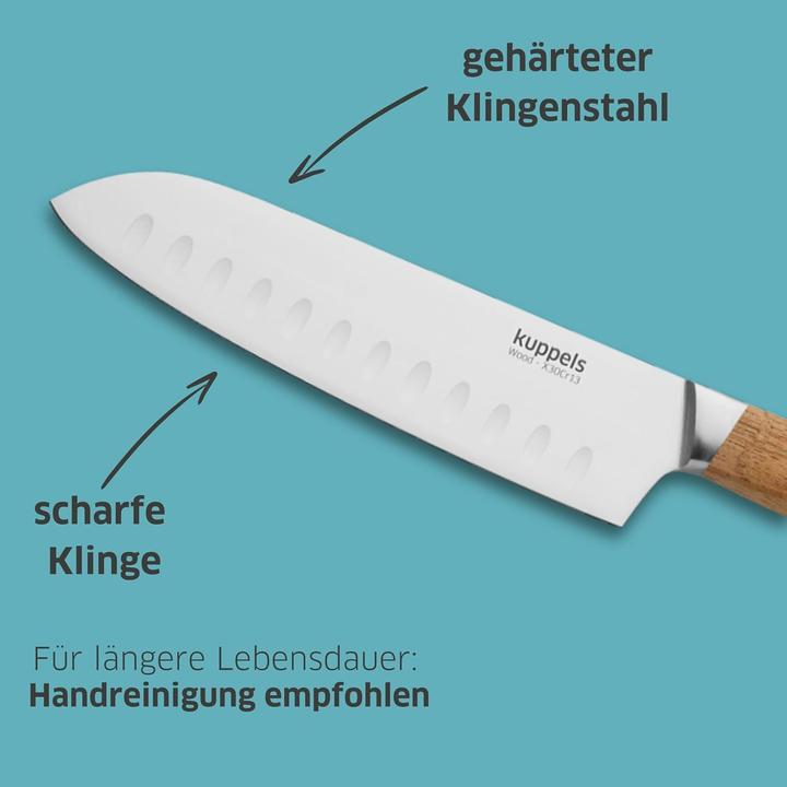 Produktbild Kuppels WOOD Santokumesser 7" (17 cm)