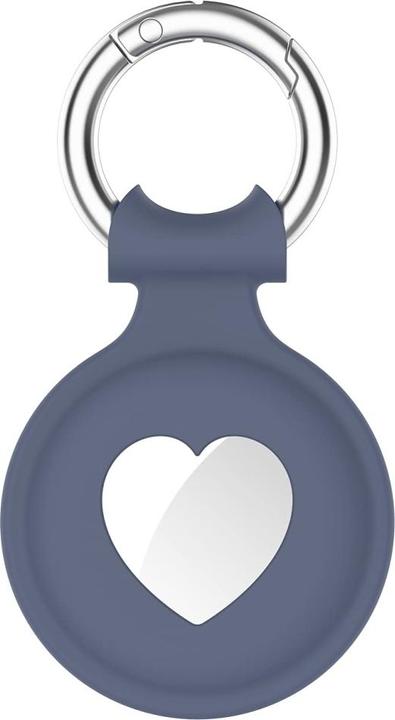 Produktbild Screenguard Apple Airtag Liquid Silikon Heart Case mit Anhänger