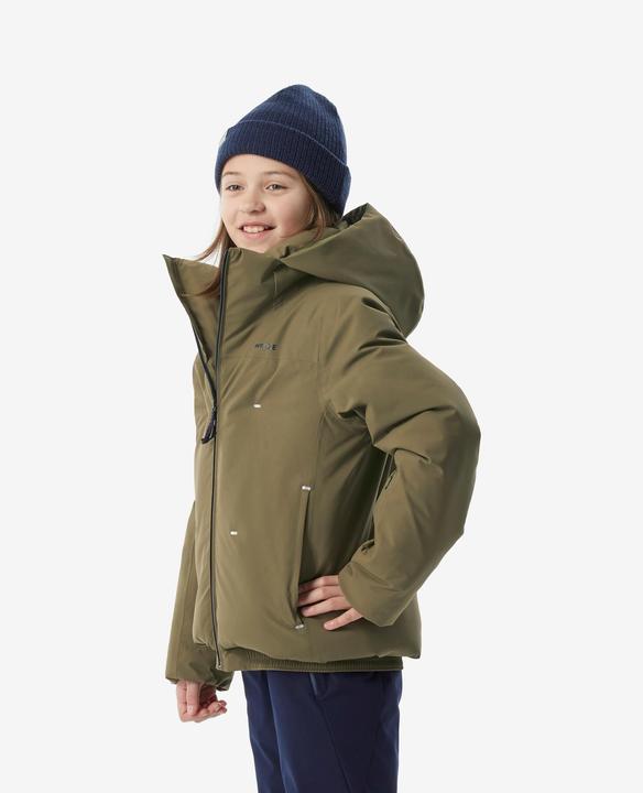 Produktbild Wedze Skijacke Kinder wattiert warm wasserdicht - Piste 500 khaki (146)