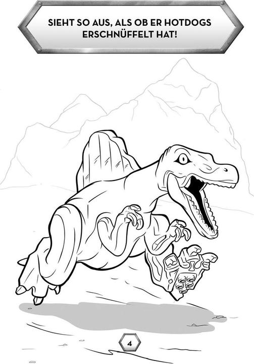 Image du produit LEGO® Jurassic World™ - Mon Maxi bloc de coloriage et de puzzle (Allemand, Éditions Ameet, 2022)