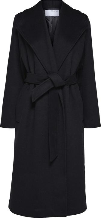 Selected Femme Begürtelter Wollmantel