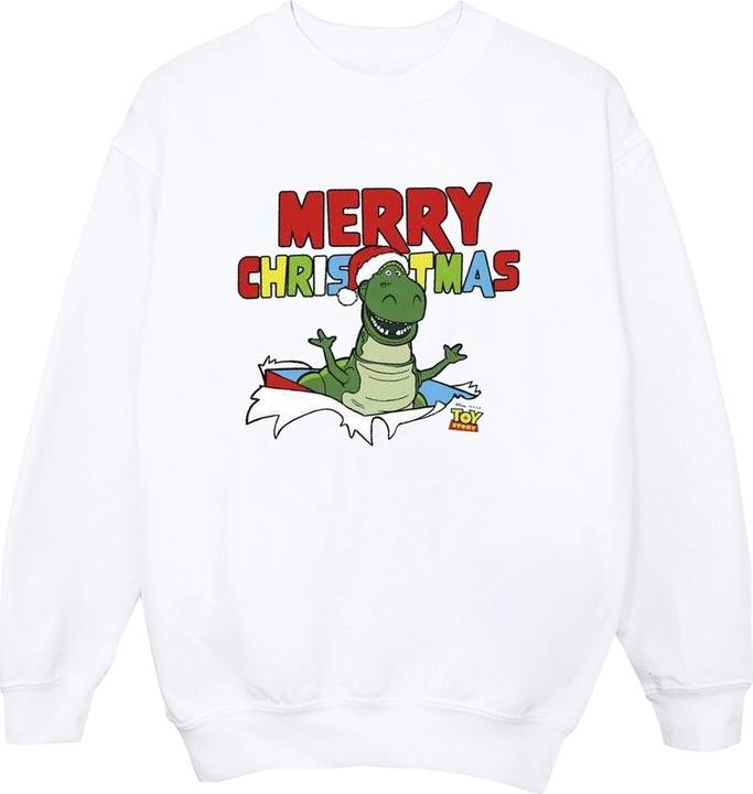 Actual product image Disney Womens/Ladies Toy Story Rex Christmas Burst Sweatshirt (XXL)