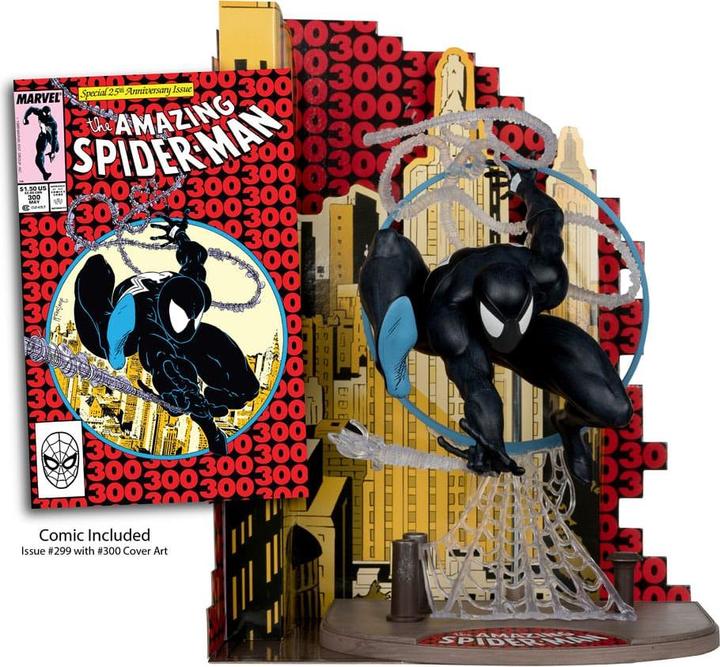 Actual product image McFarlane Marvel Collection PVC Statue 1/6 Spider-Man (Amazing Spider-Man #300) 15 cm