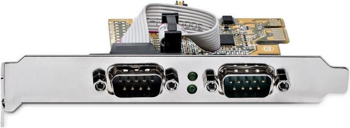 Produktbild StarTech COM 2 Port PCI Express Serielle Schnittstellenkarte PCIe auf RS232 Karte Serielle Adapter K