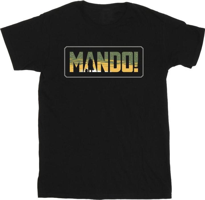 Immagine prodotto Star Wars The Mandalorian Mando Cutout Maglietta Uomo (3XL)