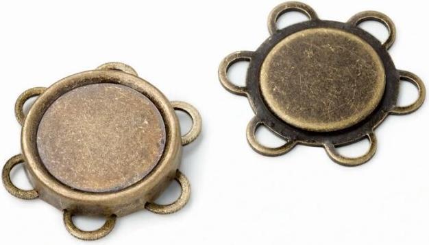 Image du produit Prym Bouton de couture magnétique 25 mm laiton ancien