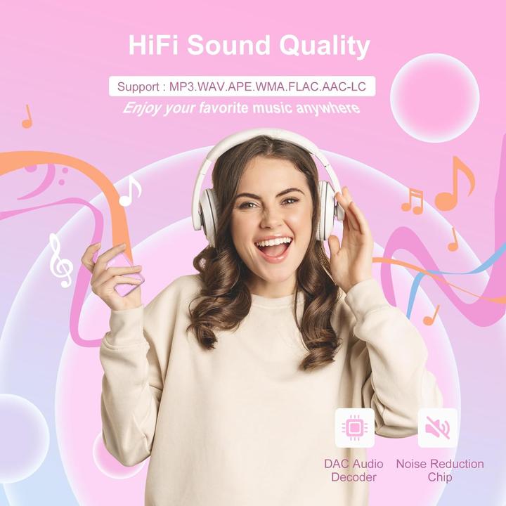 Actual product image Zaqe MP3 Player M4-rose with Bluetooth (64 GB)