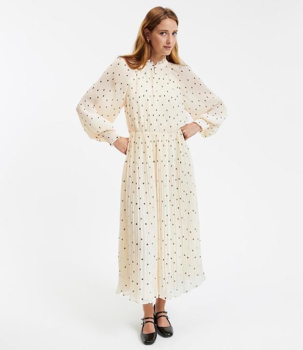 La Redoute Collections Maxi-robe évasée à pois (36)