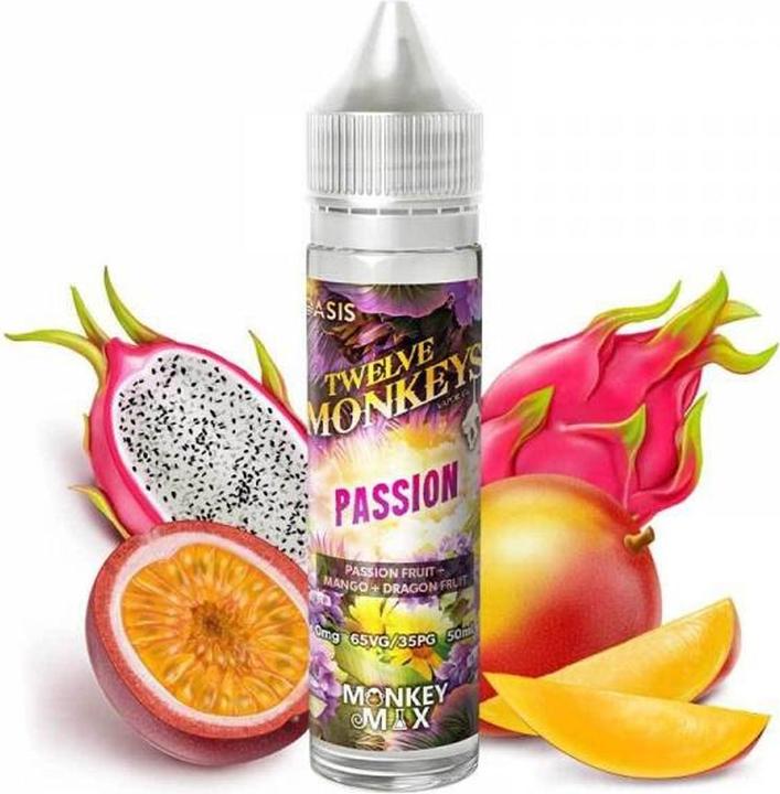 Produktbild Twelve Monkeys Passion 50ml Shortfill (Mango, Passionsfrucht)