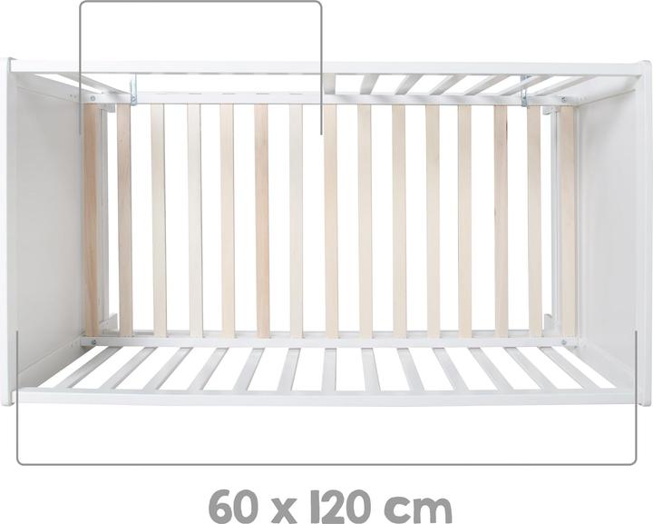 Produktbild Roba Beistellbett, 60 x 120 cm mit safe asleep Matratze Universal