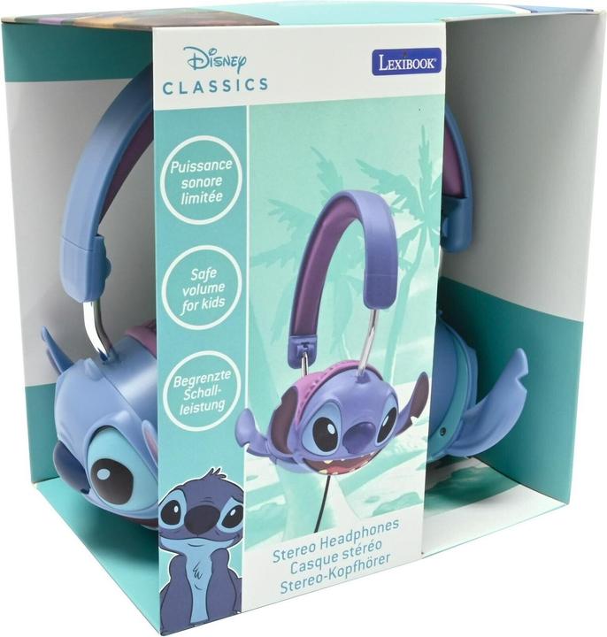 Produktbild Disney Lexibook - Stitch - Wired Foldable Headphone (HP015D)