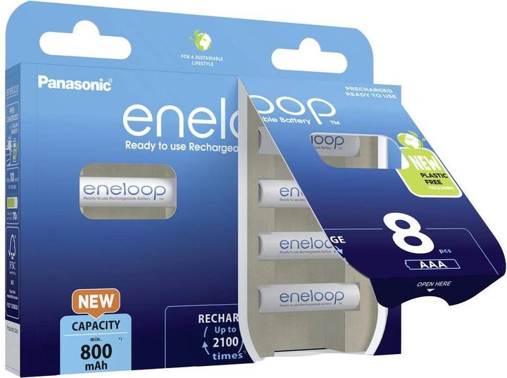 Image du produit Panasonic Eneloop (8 pcs, AAA, 800 mAh)