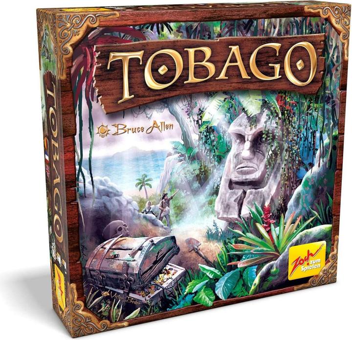 Zoch ZOC05152 - Tobago, gioco da tavolo, 2-4 giocatori, età 10+ (edizione DE) (Tedesco, Francese, Inglese)