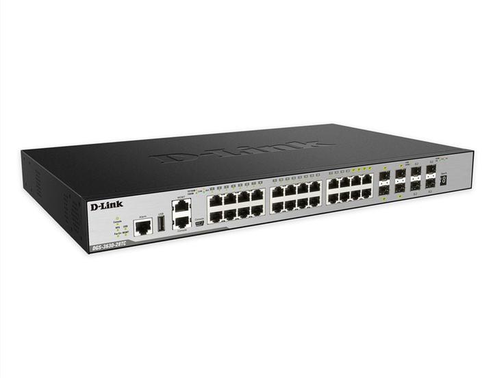Image du produit D-Link Switc De Pile 28 Ports Couche 3 GB (20 Ports)