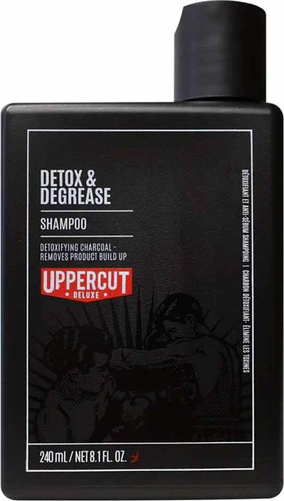 Uppercut Deluxe Haarshampoo detox & degrease (240 ml, Flüssiges Shampoo)