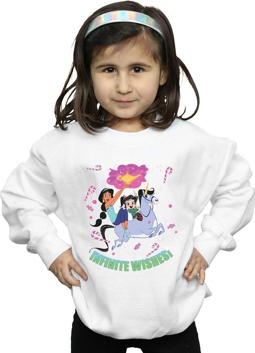 Produktbild Disney Wreck It Ralph Jasmine And Vanellope Sweatshirt Mädchen (140, 146)
