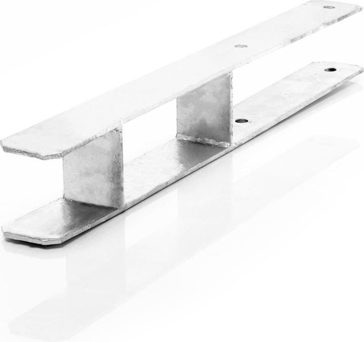 Produktbild XPOtool Pfostenträger feuerverzinkt 121x600mm H-Anker Pfostenanker Pfostenschuh