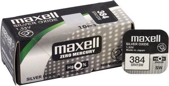 Immagine prodotto Maxell SR41SW (10 pz., LR41, 45 mAh)