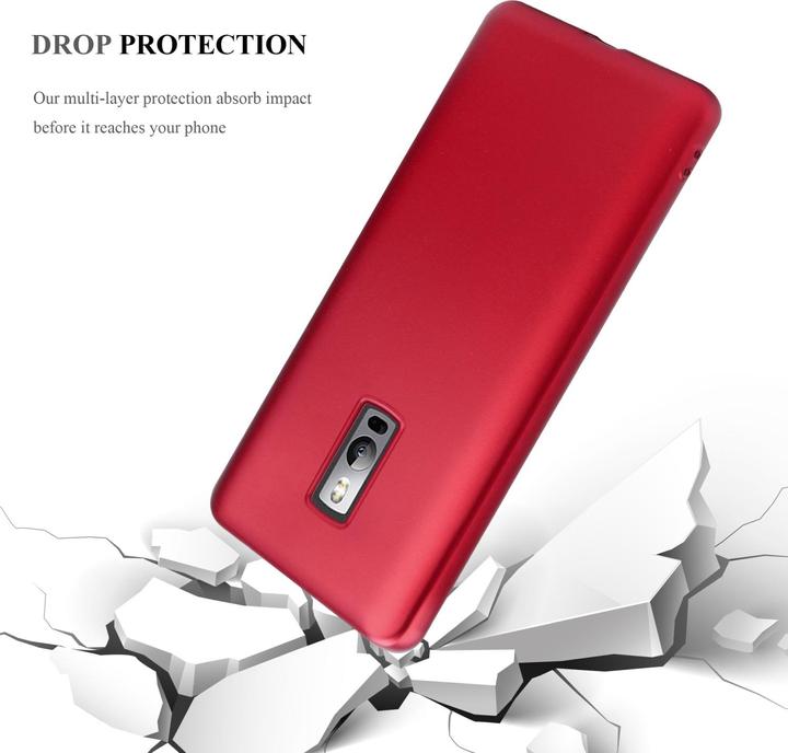 Actual product image Cadorabo Bumper TPU Matt Metallic (OnePlus X)