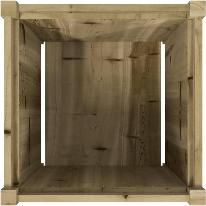 Image du produit VidaXL Bac à plantes 50x50x50 cm en bois de pin
