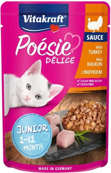 Produktbild Vitakraft POESIE DELICE JUNIOR turkey - wet cat food - 85 g (85 g)