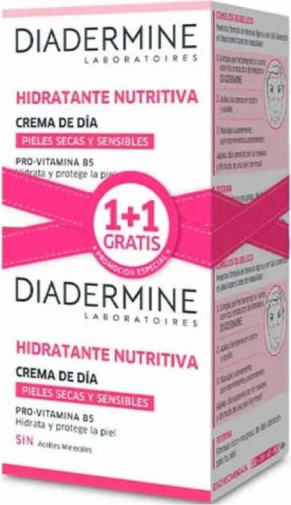 Image du produit Diadermine Crème hydratante pour peaux sèches et sensibles 50ml (50 ml, Crème de jour)