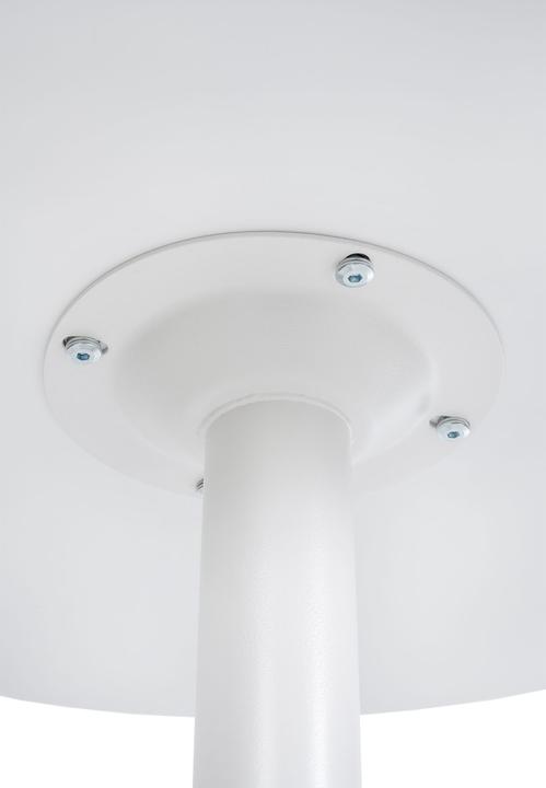 Immagine prodotto CLP Tavolo da bar rotondo, bianco/bianco (Ø 60 x 108 cm)