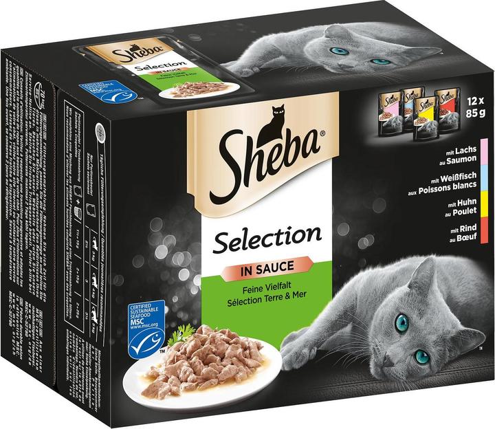 Actual product image Sheba Feine Vielfalt (Adult, 12 pcs., 1020 g)