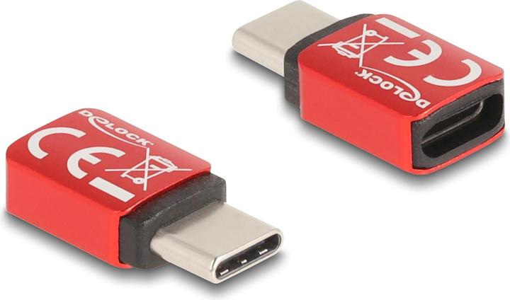 Delock 60689 - USB Datenblocker USB Type-C Stecker zu USB Type-C Buchse 240 W