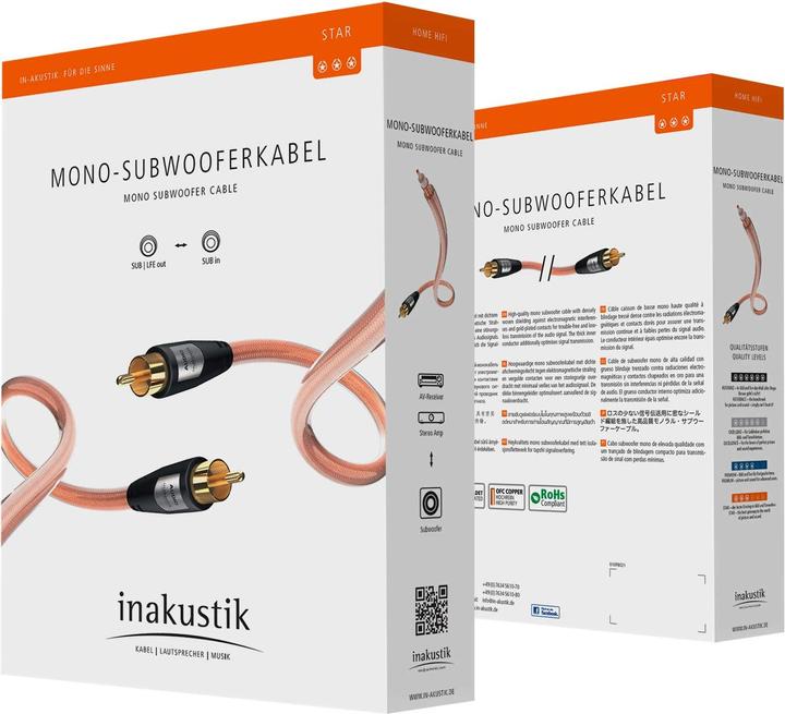 Immagine prodotto Inakustik Stella (2 m, Cinch)
