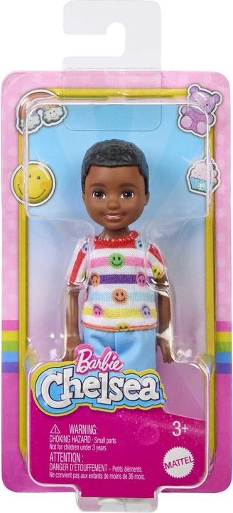 Actual product image Barbie Doll Boy in Striped Smiley Shirt