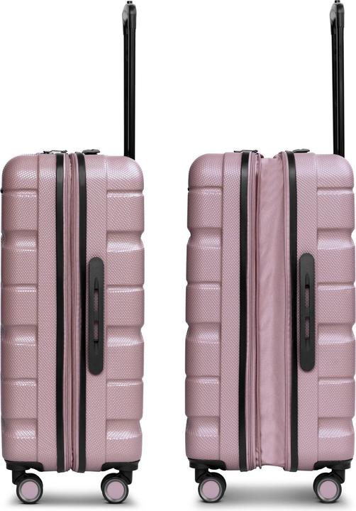 Actual product image Franky Munich 4.0 4-wheel suitcase set, 3-piece with stretch fold (199 l, XL (from 140l))