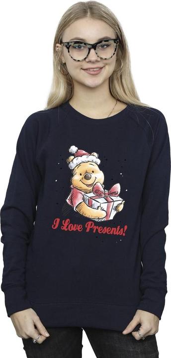 Actual product image Disney Womens/Ladies Winnie The Pooh Love Presents Sweatshirt (XL)