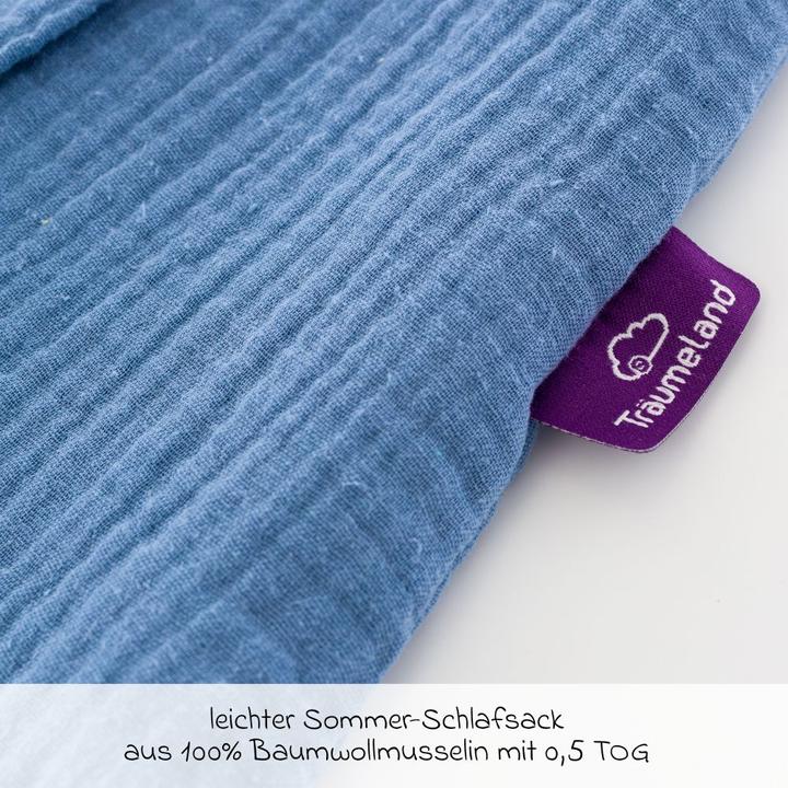 Produktbild Träumeland Sommerschlafsack Liebmich Baumwollmusselin (60 cm)