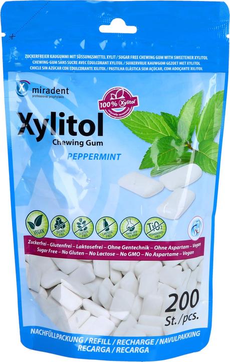Actual product image Hager Miradent Xylitol Gum Min R