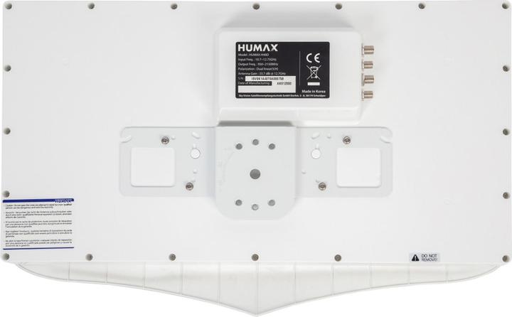 Immagine prodotto Humax H40D4 (Antenna piatta, 33 dB, DVB-S / -S2)