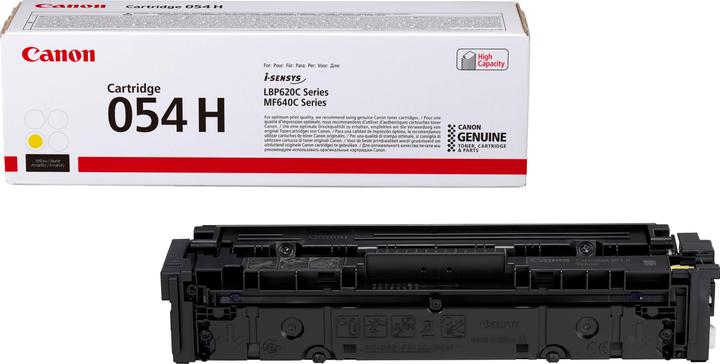 Actual product image Canon 054 H Y (Y)