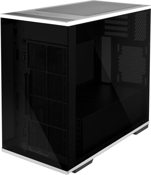 Immagine prodotto Silverstone SST-LD01B Lucid Mini Tower Micro ATX Computer Case, silenzioso ad alto flusso d'aria, 3x (mATX)