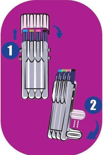 Image du produit Pilot Fineliner FriXion 1.3mm Stand (Multicolore, 4 x)
