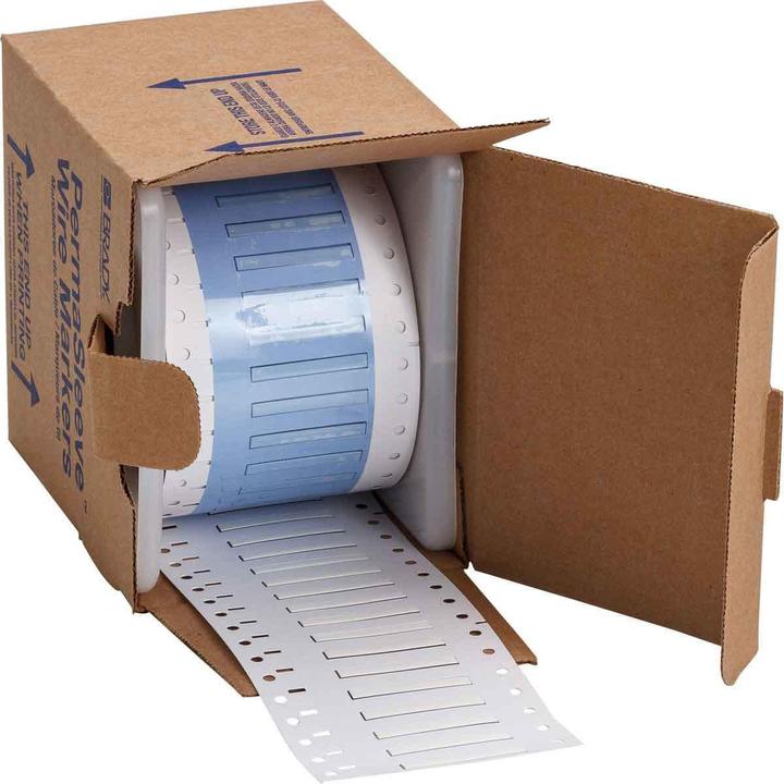Immagine prodotto Brady PS-094-150-WT-S, B-342, Permasleeve, poliolefina termoretraibile, bianco, 38,1 x 4,62 mm, per Ka