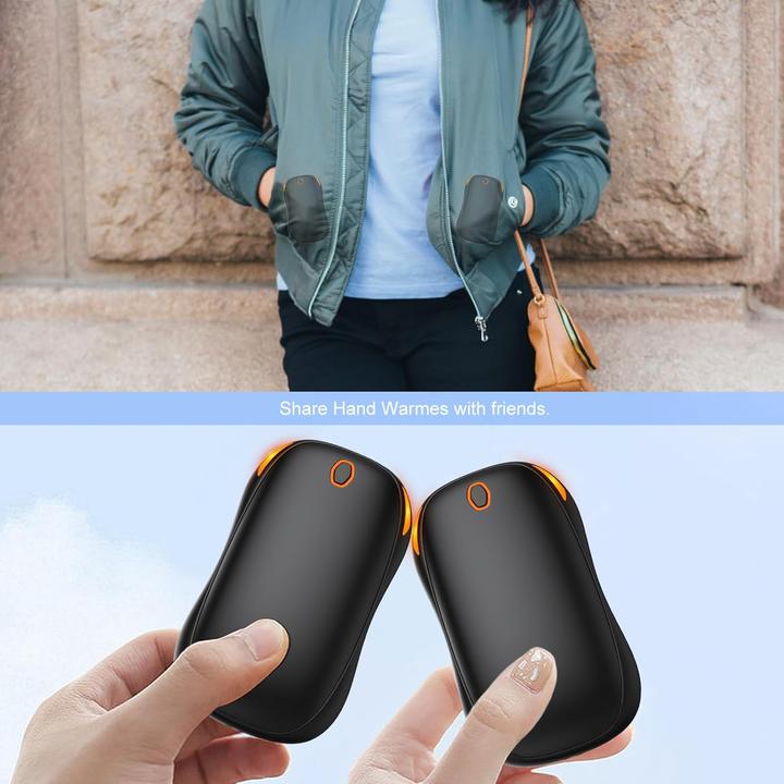 Actual product image Urbzue Wiederaufladbarer 2-in-1 Handwärmer mit Powerbank