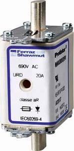 Produktbild Mersen Sicherung PROTISTOR NH00 80A uRD (NH-DIN Sicherung, 80 A)