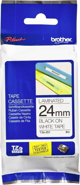 Produktbild Brother P-Touch Tape (2.40 cm, Weiss)