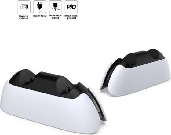 Actual product image Dobe Wireless Dual Charging Dock (PS5)