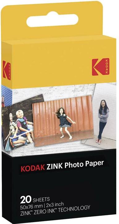 Produktbild Kodak Sofortbildfilm 2x3 – 20er Pack (Mint, M230, Printomatic, snap, Mini 2, Snap Touch)