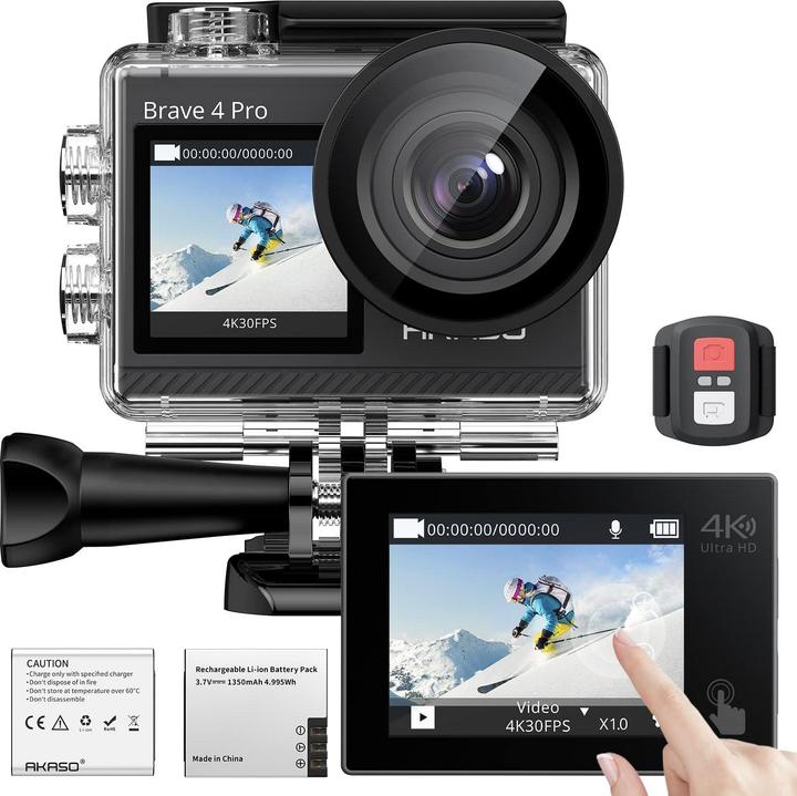 Actual product image Akaso Brave 4 Pro (30p, Wi-Fi)