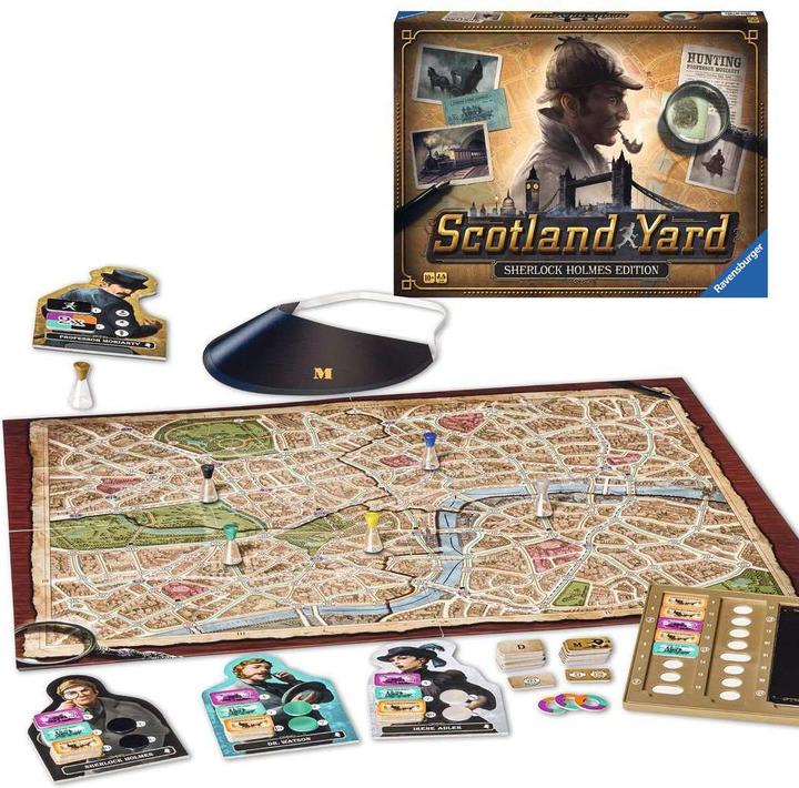 Actual product image Ravensburger Sherlock Holmes Scotland Yard (German, Italian, Dutch, English, French)
