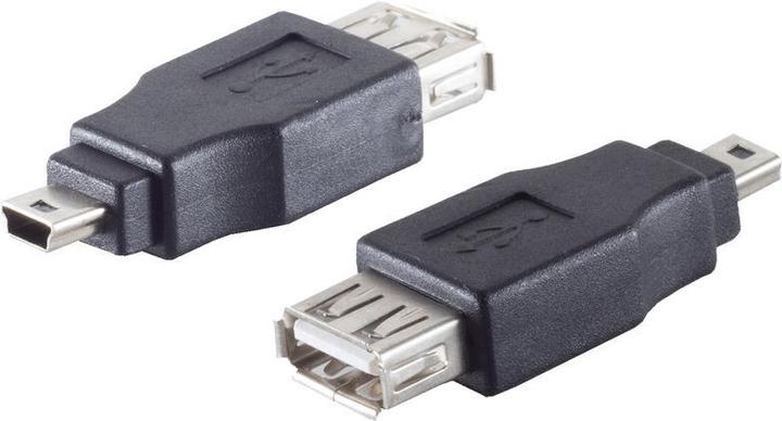 Immagine prodotto Shiverpeaks ®-BASIC-S-- Adattatore USB tipo A femmina a mini USB B 5p maschio (Mini USB, USB-A)