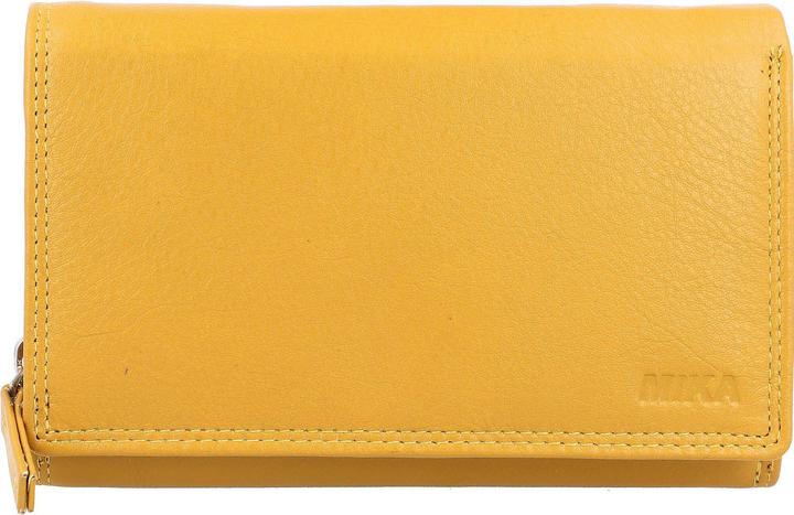 Immagine prodotto Mika Portafoglio da donna in pelle, colore: giallo